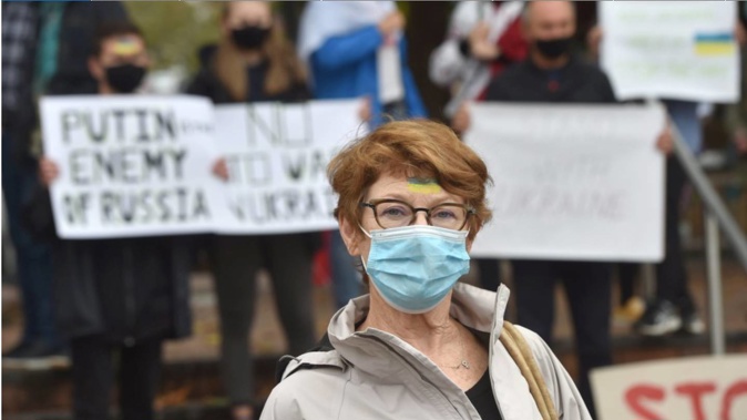 Dunedin mother Dianne Souness is unhappy New Zealand's immigration service appeared to miss the memo about Ukraine being invaded. (Photo / Peter McIntosh)