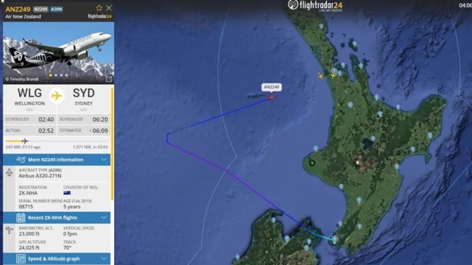Photo / FlightRadar24