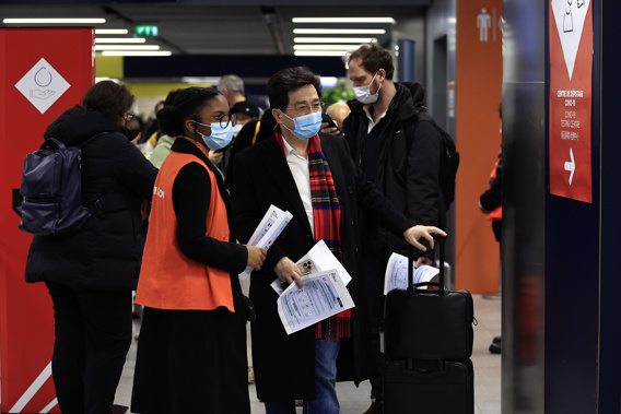 France says it will require negative COVID-19 tests of all passengers arriving from China and is urging French citizens to avoid nonessential travel to China. Photo / AP
