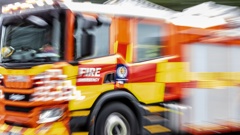 Fire crews were called out to two separate incidents early this morning, with one still ongoing. Photo / NZ Herald