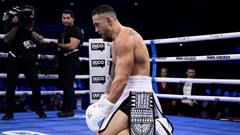 Sonny Bill Williams reacts following his main event boxing match against Paul Gallen at Qudos Bank Arena in Sydney. Photo / Photosport
