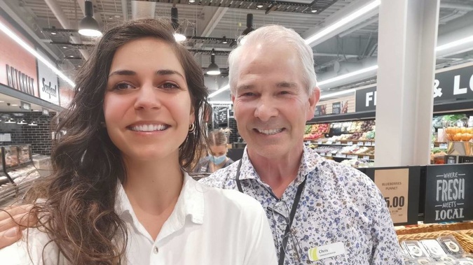 Sarah Harris put a plea out on social media for people to support her dad's new FreshChoice store in Greenlane. Photo / Supplied