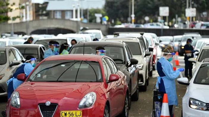 A Covid-19 testing centre in New South Wales. (Photo / NCA)