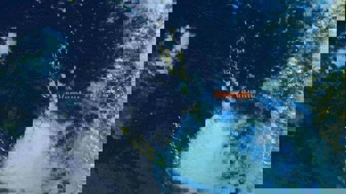 The latest satellite image of Cyclone Gina from the Vanuatu Meteorology & Geo-Hazards Department. Photo / Vanuatu Meteorology & Geo-Hazards Department