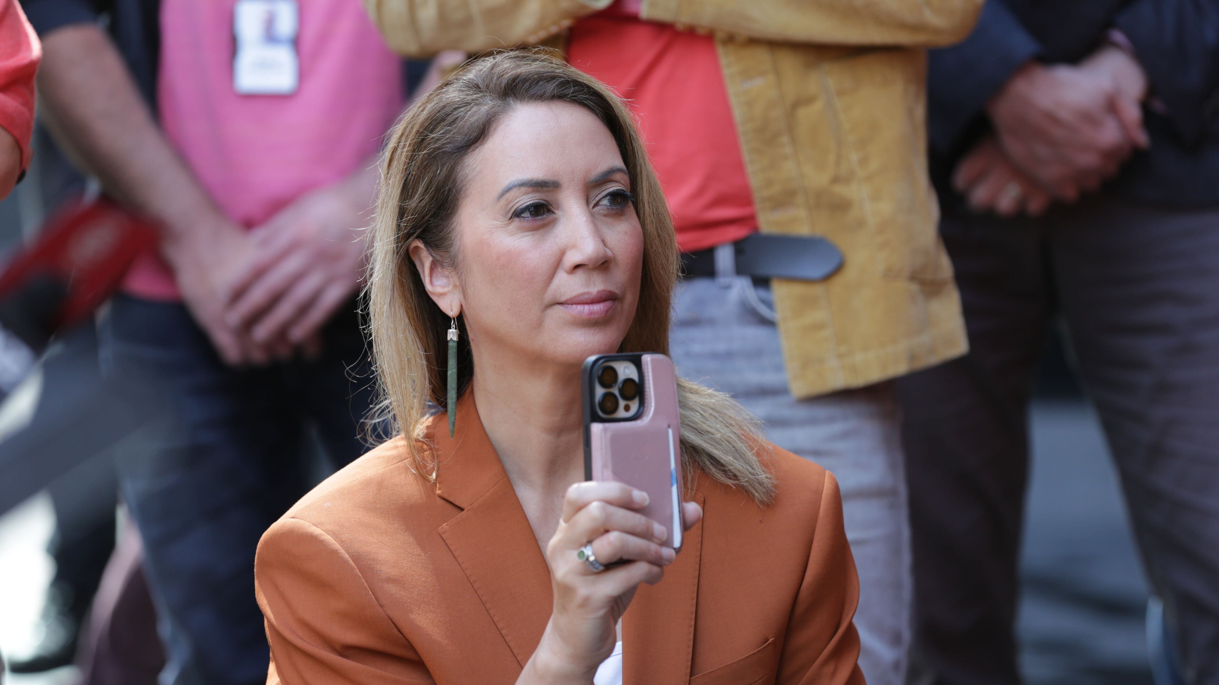 TVNZ staff rally outside broadcaster’s Auckland HQ in opposition to proposed cuts