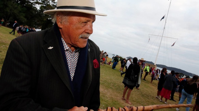 Former Maori Affairs Minister Dover Samuels is rarely seen without a pōtae (hat). Photo / Michael Cunningham