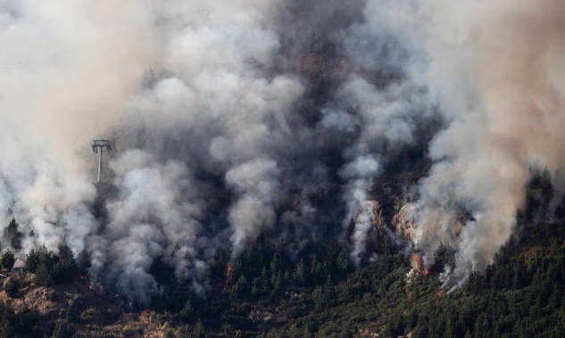 The cause of the fire is still under investigation. Photo / George Heard