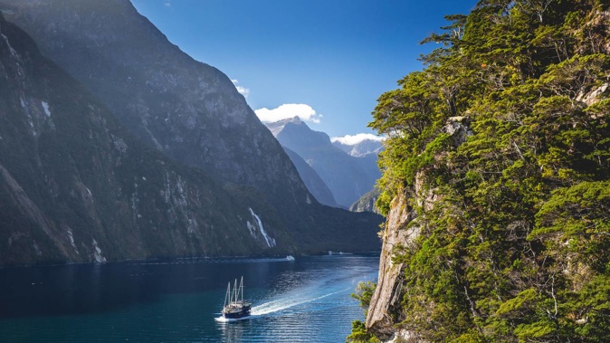 Milford Sound is set for change, with the possibility of a ban on fixed-wing aircraft, overseas visitors having to pay to enter the area and a ban on cruise ships in the inner sound. (Photo / Supplied)