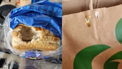 Auckland mum of three Jodi Ringo has complained to Woolworths over the state her groceries were delivered in. Photos / Jodi Ringo
