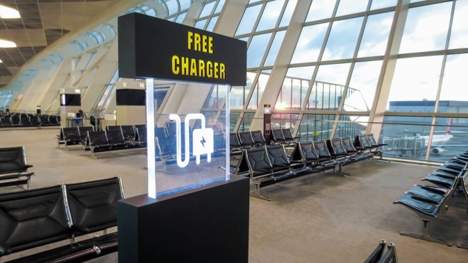 The FBI has warned travellers to beware plugging into public chargers at airports. Photo / 123RF