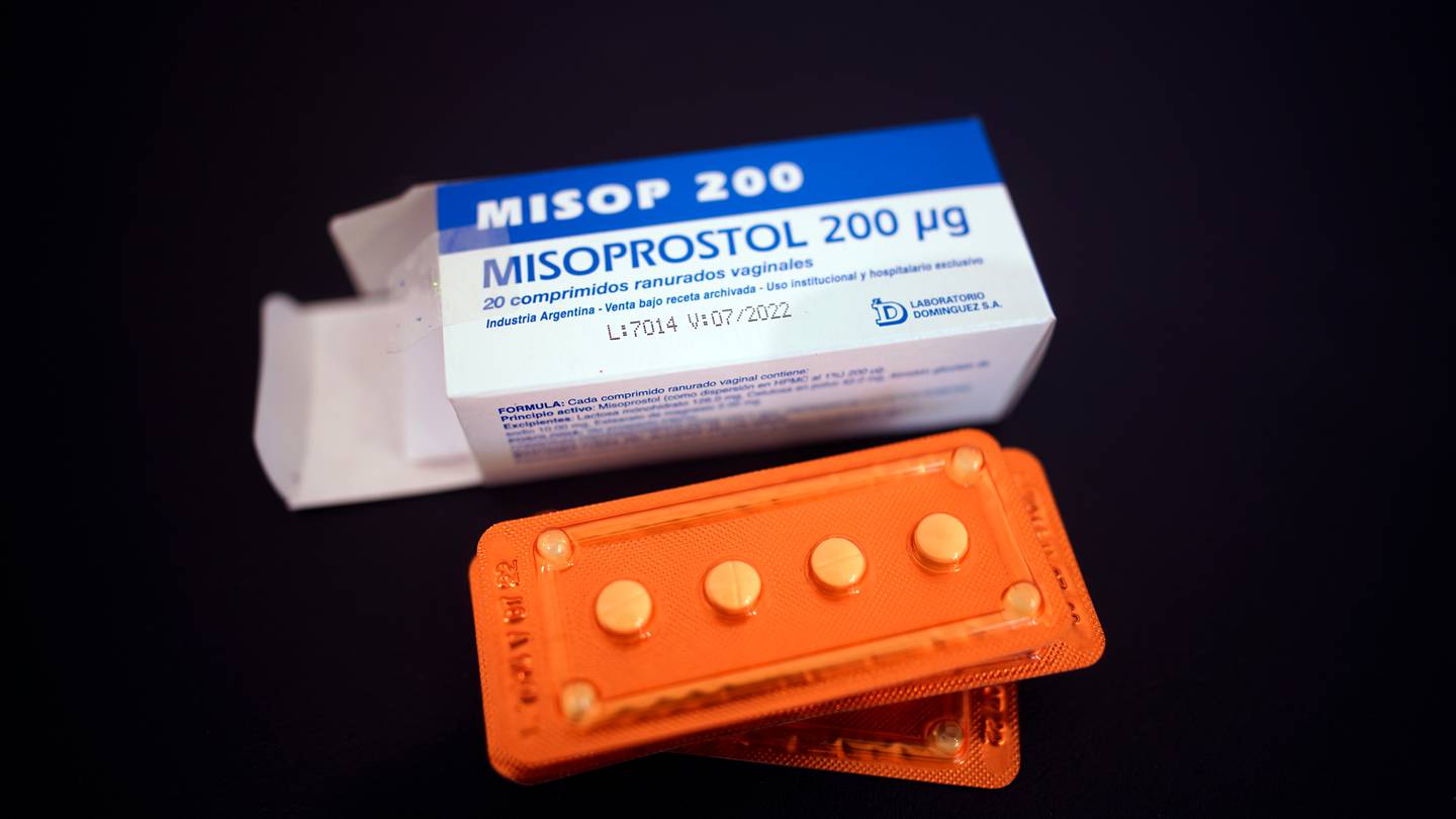 The drug misoprostol sits on a gynecological table at a health centre in Buenos Aires, Argentina. (Photo / AP)