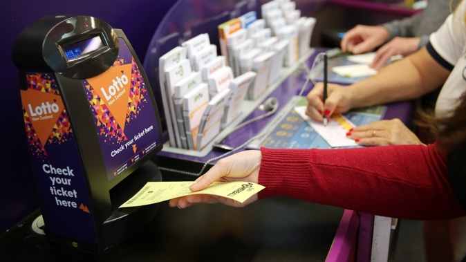 The winning ticket was purchased from Coastlands Lotto in Paraparaumu on the Kāpiti Coast last August. Photo / Michael Bradley