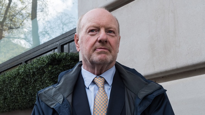 Former subpostmaster Alan Bates leaves Aldwych House after giving evidence to the Post Office Public Inquiry in London, United Kingdom on April 09, 2024. Photo / Getty