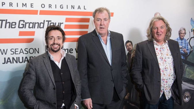Richard Hammond, Jeremy Clarkson and James May were filming a stunt for their show The Grand Tour at the time of the accident. Photo / Getty Images