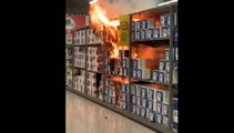 Caught on video: Arson charge filed, eight months after blaze in Countdown toilet paper aisle 