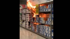 A woman has been charged with arson, eight months after a July 2023 blaze in the toilet paper aisle of a Mt Wellington Countdown grocery store. Photo / Supplied