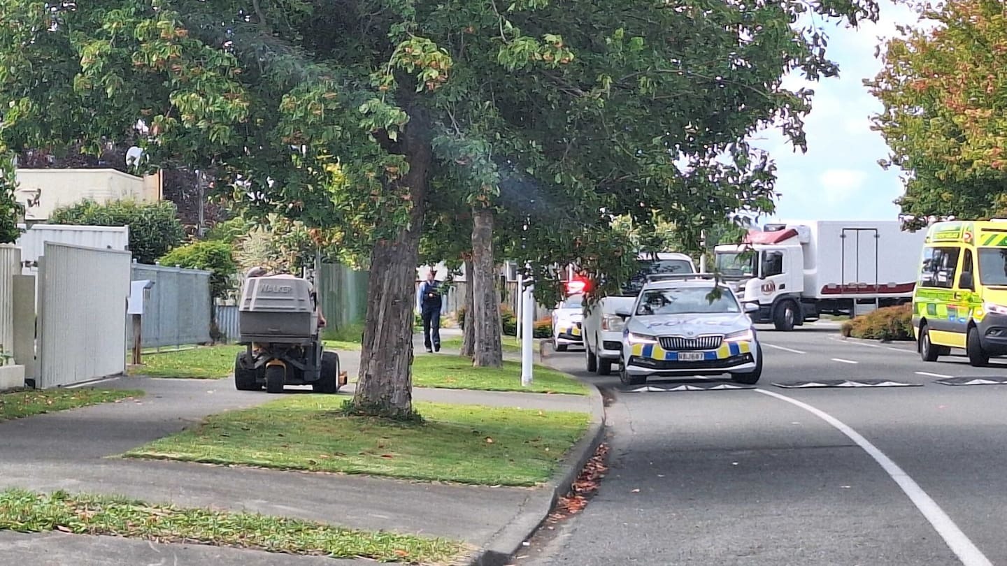 Fleeing duo in custody after crashing stolen mower into Hastings fence