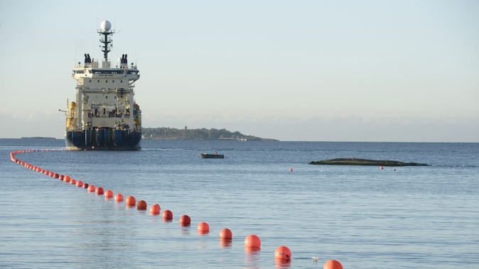 Germany and Finland said on November 18 they were "deeply concerned" that an undersea telecommunications cable linking the countries had been severed and opened a probe, at a time of high tensions with Russia. Photo / AFP