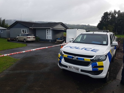 The Taraire St house where a woman died and police have launched a homicide investigation. Photo / Peter de Graaf
