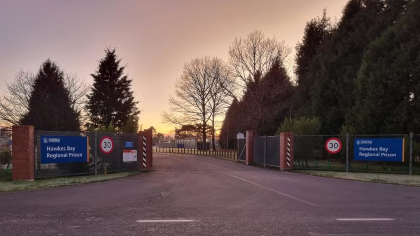 A report found concerns at Hawke's Bay Regional Prison, including bullying and access to drugs and cellphones. Photo / Tom Kitchin, RNZ