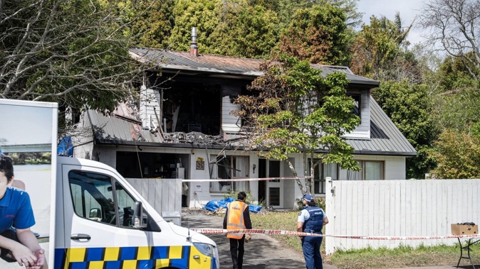 Police have revealed the names of the young boy and his father, who were killed in a “deliberately lit” house fire. Photo / Corey Fleming