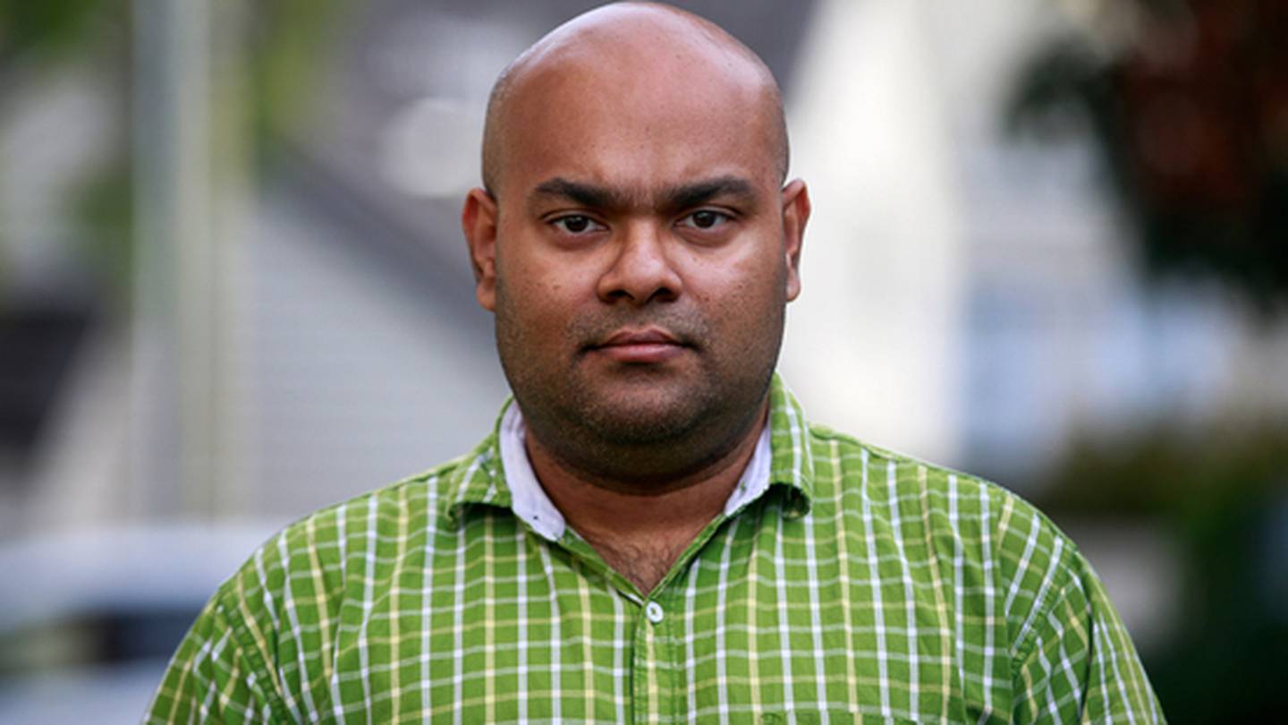 Charitha Meepegam, who lost his wife soon after childbirth and his baby, has been granted NZ residency. Photo / Alex Burton