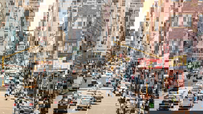 Hillbrow, Johannesburg in 2014. The family of an unknown New Zealander who died in Hillbrow in the 1970s is being sought by a South African man who witnessed his death. Photo / 123rf
