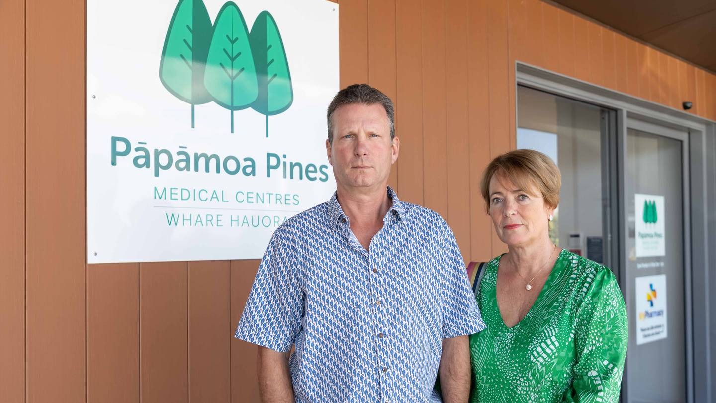 Pāpāmoa Pines Medical Centres co-owners Dr Davitt Sheahan and Pamela Sheahan. Photo / Alex Cairns