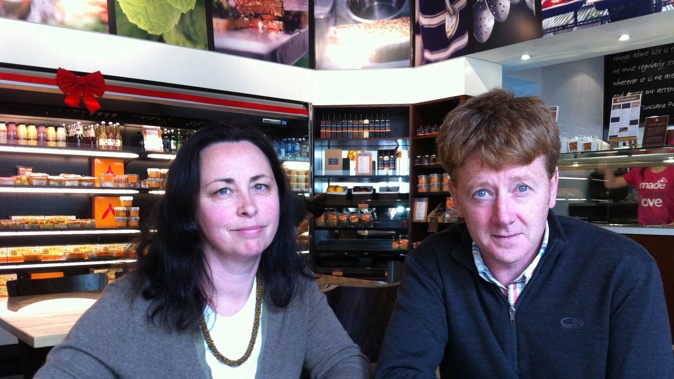 Wishbone founders Andrea Gibson Scarlett and her husband Shayne Scarlett. Photo / Supplied