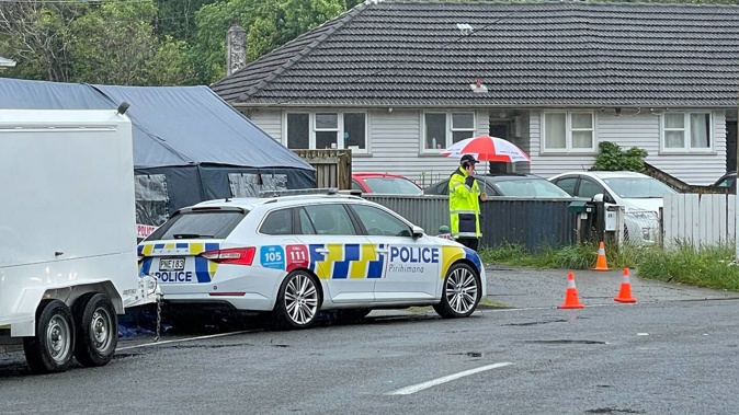 The Lower Hutt house where Rawiri and Hemi Wharerau were allegedly shot in December 2023. Two people are on trial in the High Court at Wellington where they deny charges of murder and attempted murder. Photo / Georgina Campbell