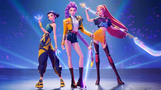 Netflix profit dipped despite the hit film 'KPop Demon Hunters'. Photo / AFP