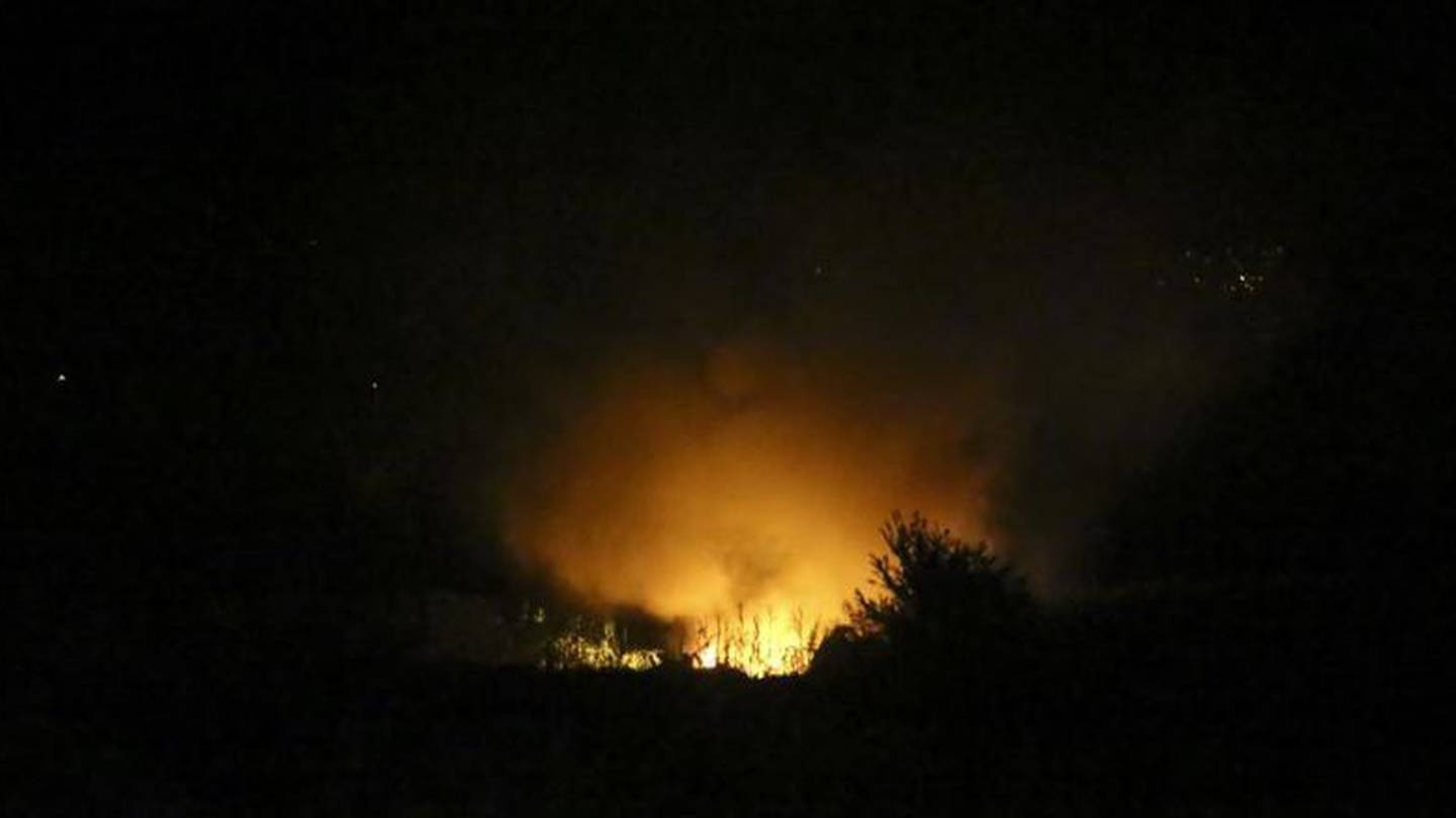 An Antonov cargo plane crashed near the city of Kavala in northern Greece. (Photo / AP)