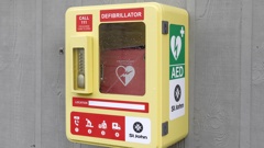 Accessible community defibrillators can help save lives during a cardiac arrest event. Photo / Andrew Warner