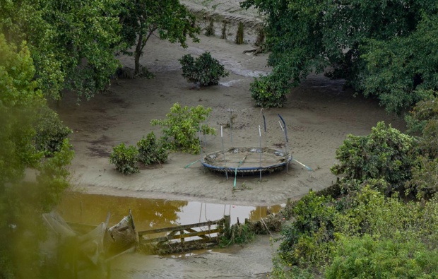 The floodwaters destroyed properties across Esk Valley. Photo / Warren Buckland