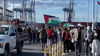 Palestinian advocates plan fresh protest at Auckland port 