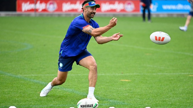 A serious injury to Shaun Johnson could be a major disruption for the Warriors. Photo / Photosport