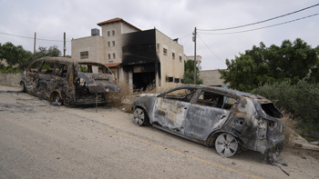 A West Bank village feels helpless after Israeli settlers attack with fire and bullets 