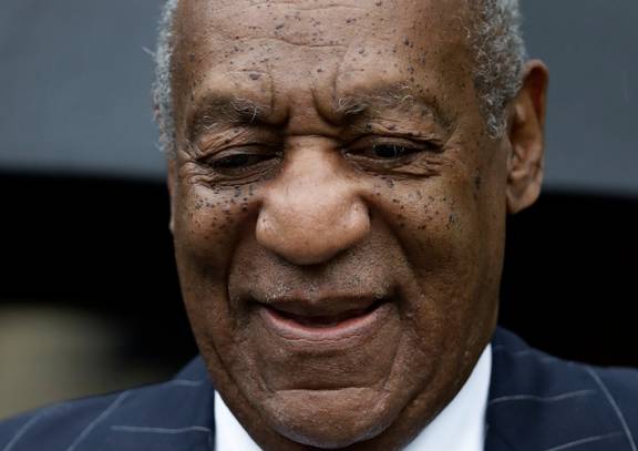 Bill Cosby arrives for his sentencing hearing at the Montgomery County Courthouse. (Photo / AP)