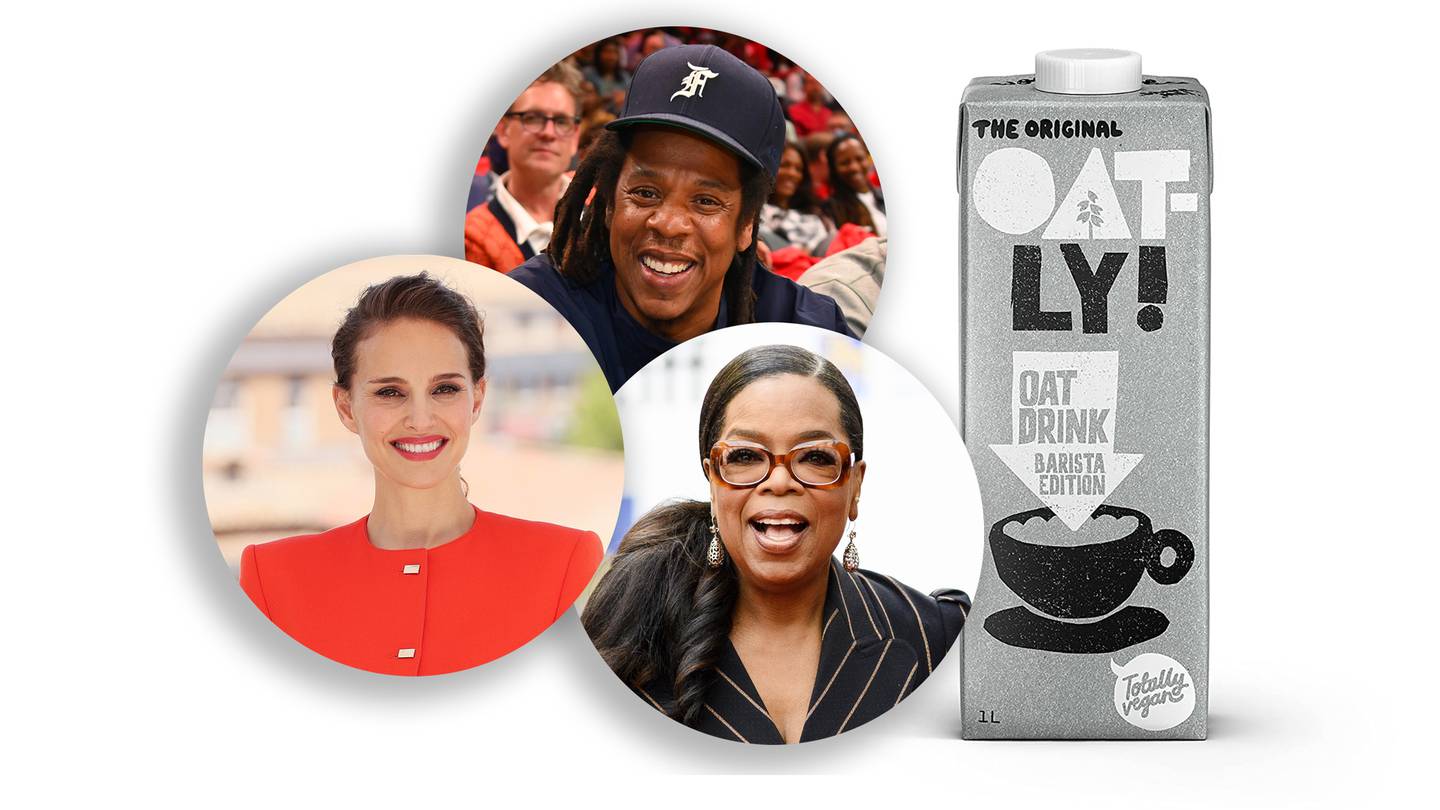 Oatly is backed by Oprah Winfrey, Natalie Portman and Jay Z. Photo / Getty Images