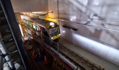 The first test train in the City Rail Link CRL tunnels during a 3.45-km trip between Waitemata Station (Britomart) and Mangawhau Station 12 February 2025. Photo / Supplied