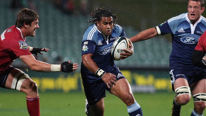 Tongan halfback Taniela Moa played for the Blues between 2007 and 2010. Photo / Getty