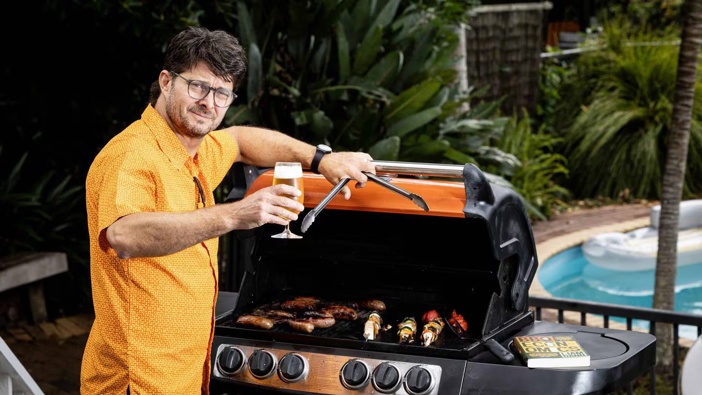 New Zealand Herald Business Editor at Large Liam Dann is releasing his first book, BBQ Economics - How money works and why it matters. Photo / Jason Oxenham