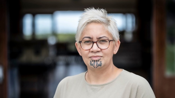 Takutai Moana Natasha Kemp at Manurewa Marae. New Zealand Herald photograph by Michael Craig
