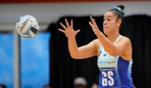 Mystics Maia Wilson during the Stars v Northern Mystics ANZ Premiership Netball match at Pulman Arena, Auckland, New Zealand, on Sunday April 12th 2026. Photo / Photosport