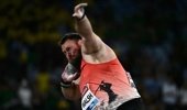 Tom Walsh during the Diamond League event in Rome in 2025. Photo / AFP