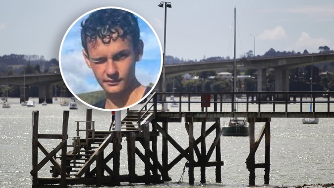 Luca Makoare, 16, is being celebrated as a hero after he and his friend saved a drowning man off Beach Haven Wharf. Composite Photo / NZME