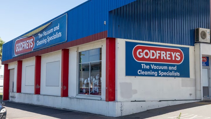Vacuum and cleaning retailer Godfreys Group went into voluntary administration in late January. Photo / Andrew Warner