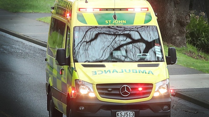 Emergency services were notified of someone falling over during “an altercation between neighbours” on Oakley Ave, Claudelands, just before 3.30pm. Photo / Bevan Conley