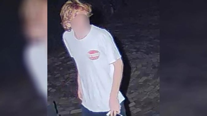 A man caught on CCTV attempting to break in to a cafe in Birkdale, Auckland, apologised the next day. Photo / Supplied