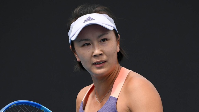 Chinese tennis star Peng Shuai. (Photo / AP)